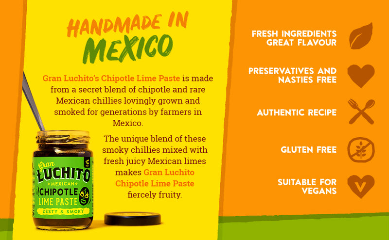 Gran Luchito Mexican Chipotle Lime Paste 3 x 100g