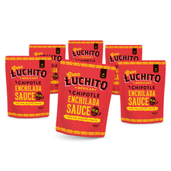 Gran Luchito Mexican Red Enchilada Cooking Sauce 400g (Pack of 6)