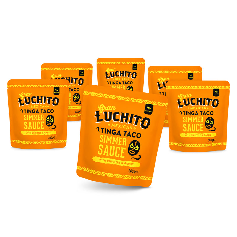 Gran Luchito Mexican Tinga Simmer Sauce 300g (Pack of 6)